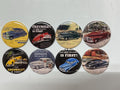 Chevy Fleetline Buttons: Vintage Car Pinback, Magnet, or Keychain