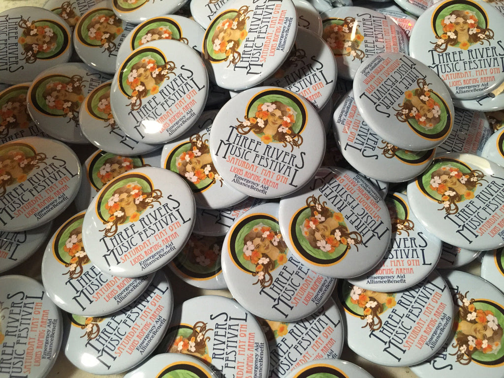 1.25" Custom Buttons: Personalized Pinbacks, Magnets, Flatbacks