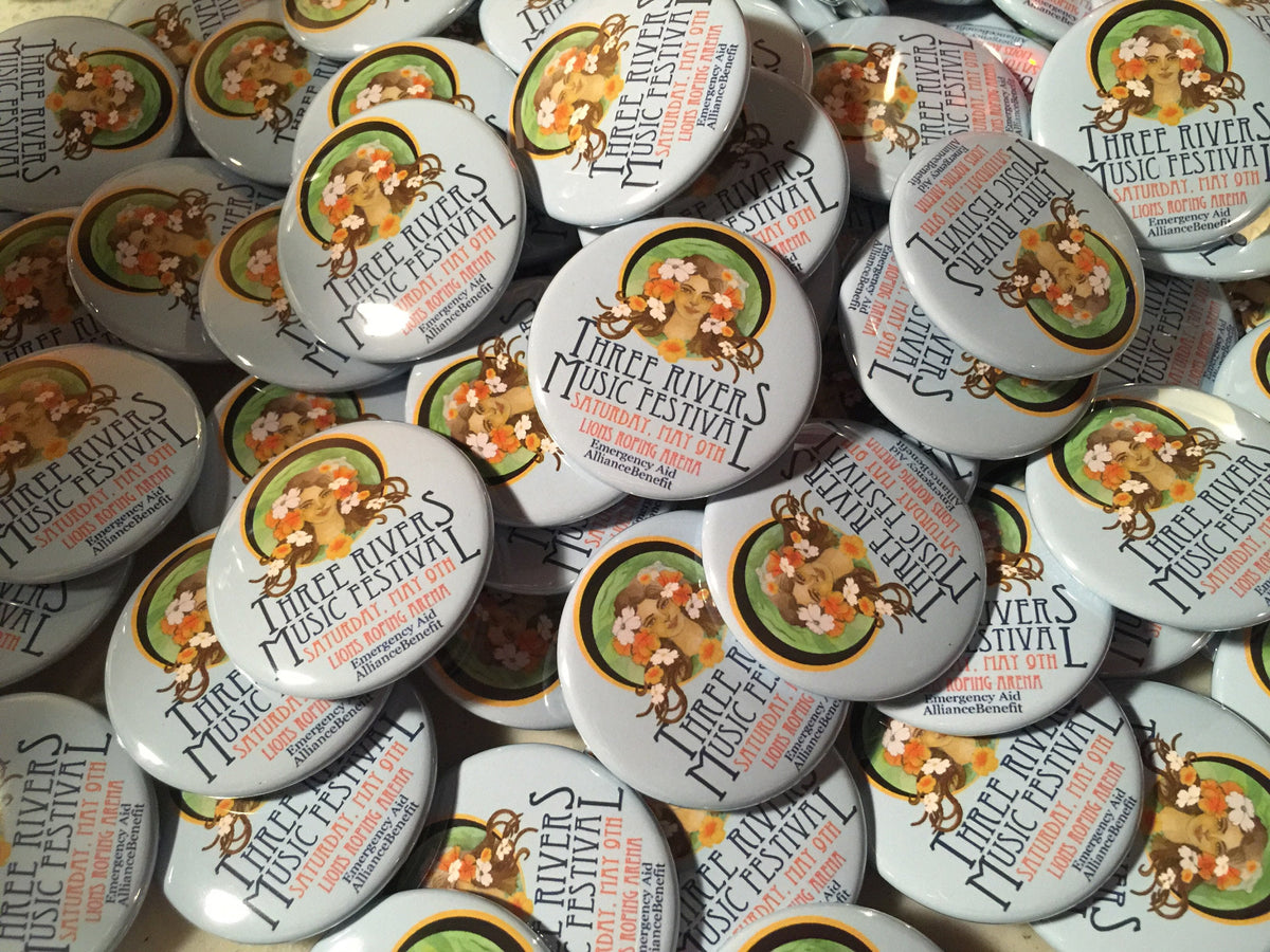 1.25" Custom Buttons: Personalized Pinbacks, Magnets, Flatbacks