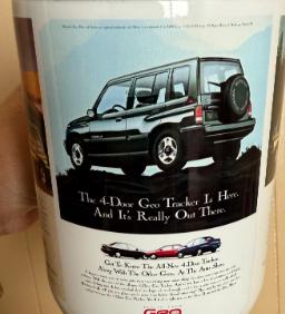 Geo Tracker custom sublimated mug