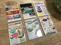 Pyrex Fridge magnets 2x3 inch Vintage Pyrex ads Set 1