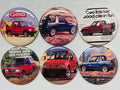 Geo Tracker 2 Door Buttons: Fridge Magnets, Pinbacks, Flatbacks