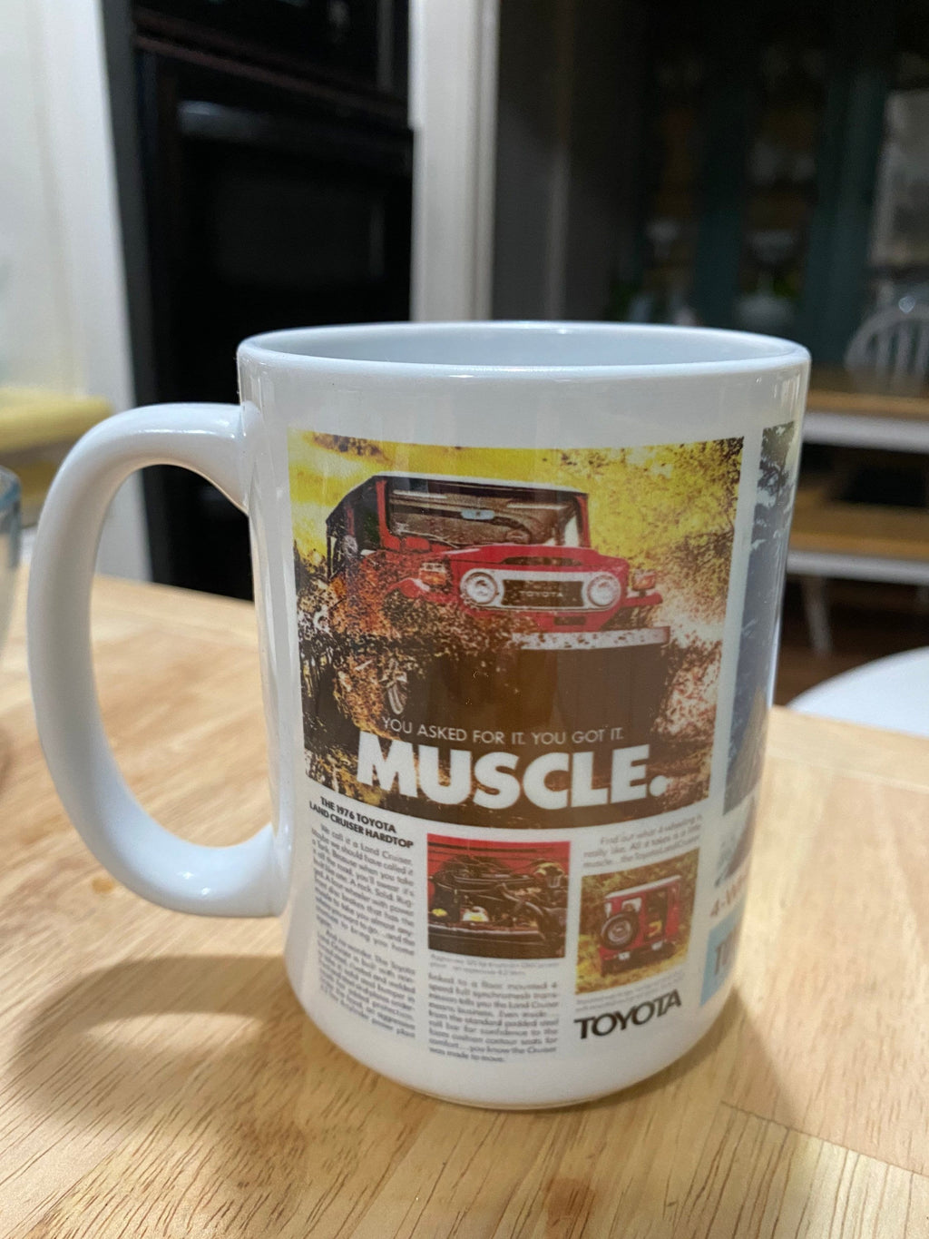 Toyota Land Cruiser 15oz. custom ceramic mug or 20oz. Stainless steel mug