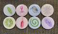 Micro Wonders again?: Colorful Microorganism Button or Magnet Set (Set of 8)