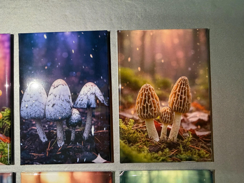 Trippy Mushroom magnets sold individually or purchase them all