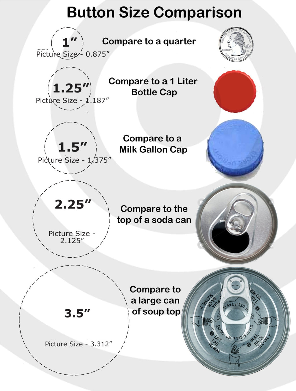 6 Pinups, pinbacks, flatbacks and more.  Choose your size/style. (s2)