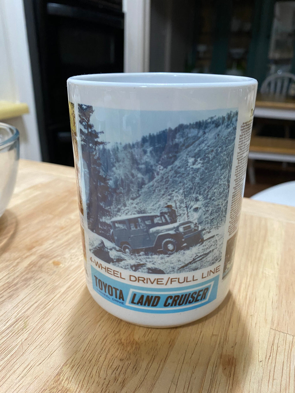 Toyota Land Cruiser 15oz. custom ceramic mug or 20oz. Stainless steel mug