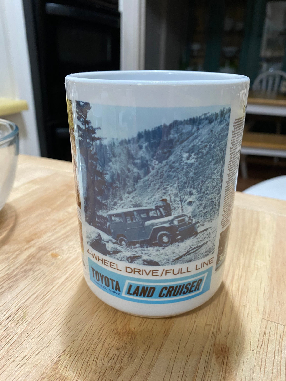 Toyota Land Cruiser 15oz. custom ceramic mug or 20oz. Stainless steel mug