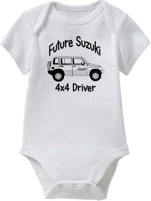 Suzuki Sidekick, Sidekick Sport "Future 4x4 Driver" Baby Onesies or Toddler T-Shirt