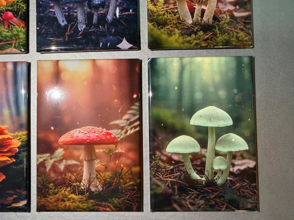 Trippy Mushroom magnets sold individually or purchase them all