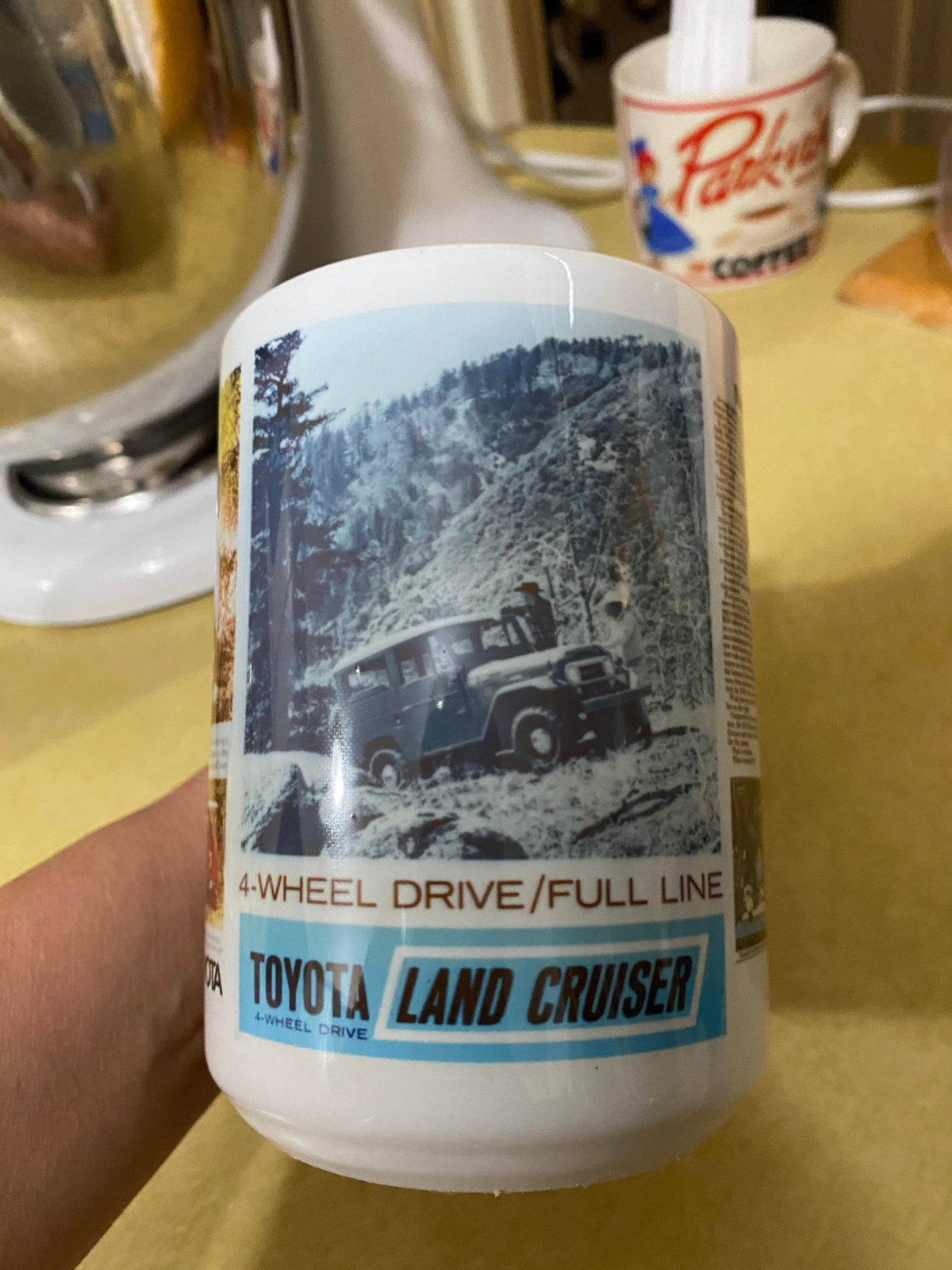 Toyota Land Cruiser 15oz. custom ceramic mug or 20oz. Stainless steel mug