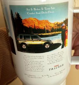 Geo Tracker custom sublimated mug