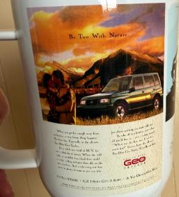 Geo Tracker custom sublimated mug
