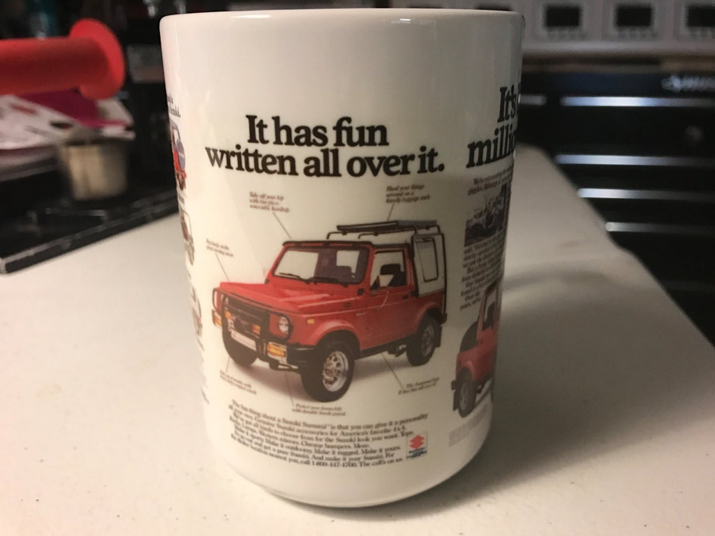 Suzuki Samurai custom sublimated mug