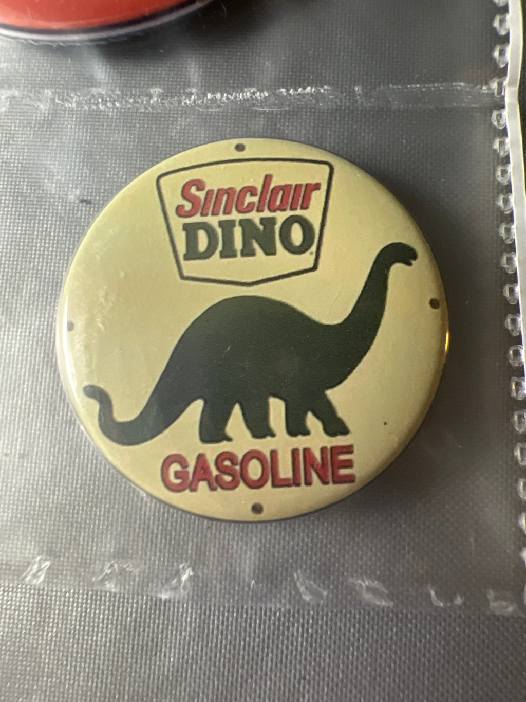 6 Gas Station Button Magnets, different sizes SetD