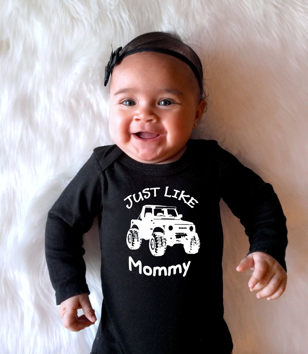 Suzuki Samurai Just Like Daddy, Just like Mommy Baby Onesies, or Toddler Tshirt