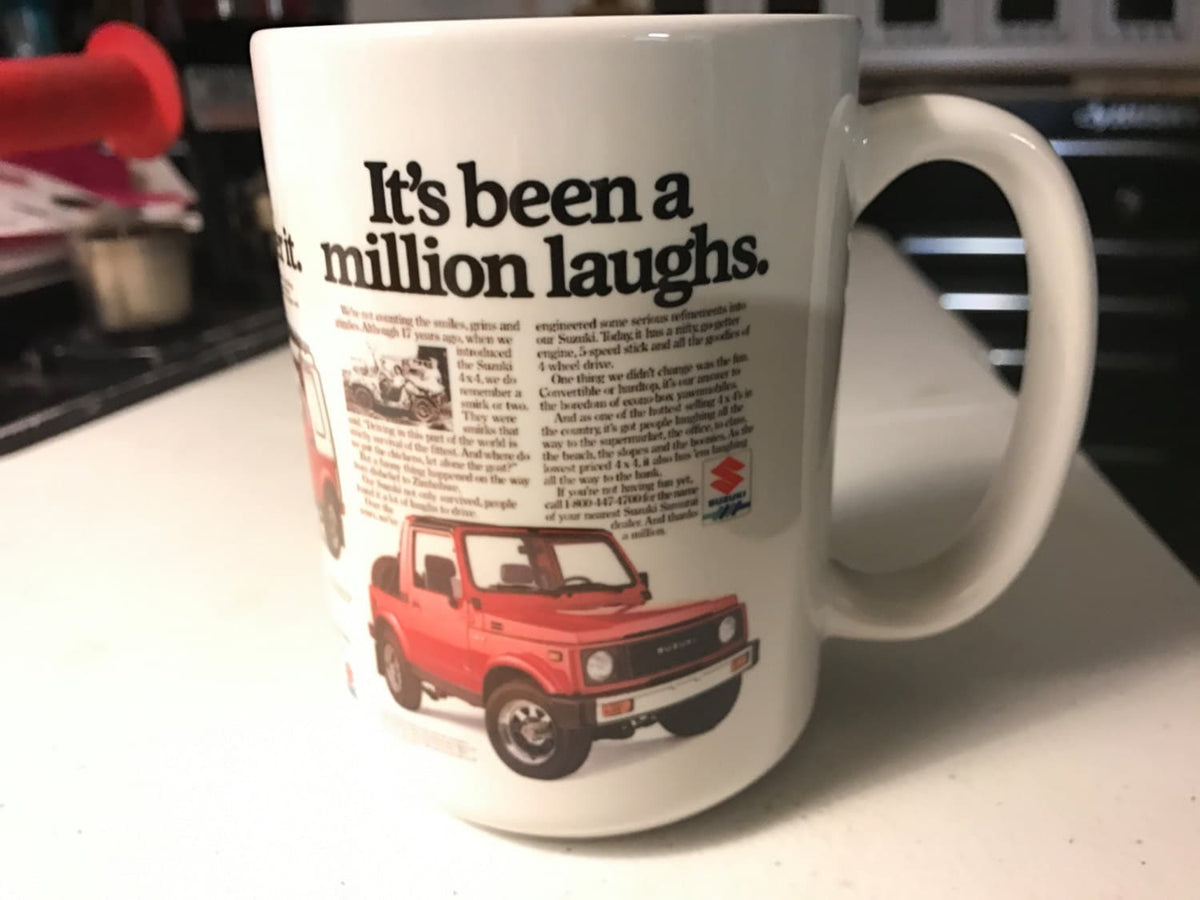 Suzuki Samurai custom sublimated mug