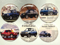 6 Suzuki Sidekick, Fridge magnets, pinbacks or flatbacks. Several sizes to choose from.