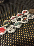 Suzuki Samurai Buttons: Vintage Pictures, Various Styles