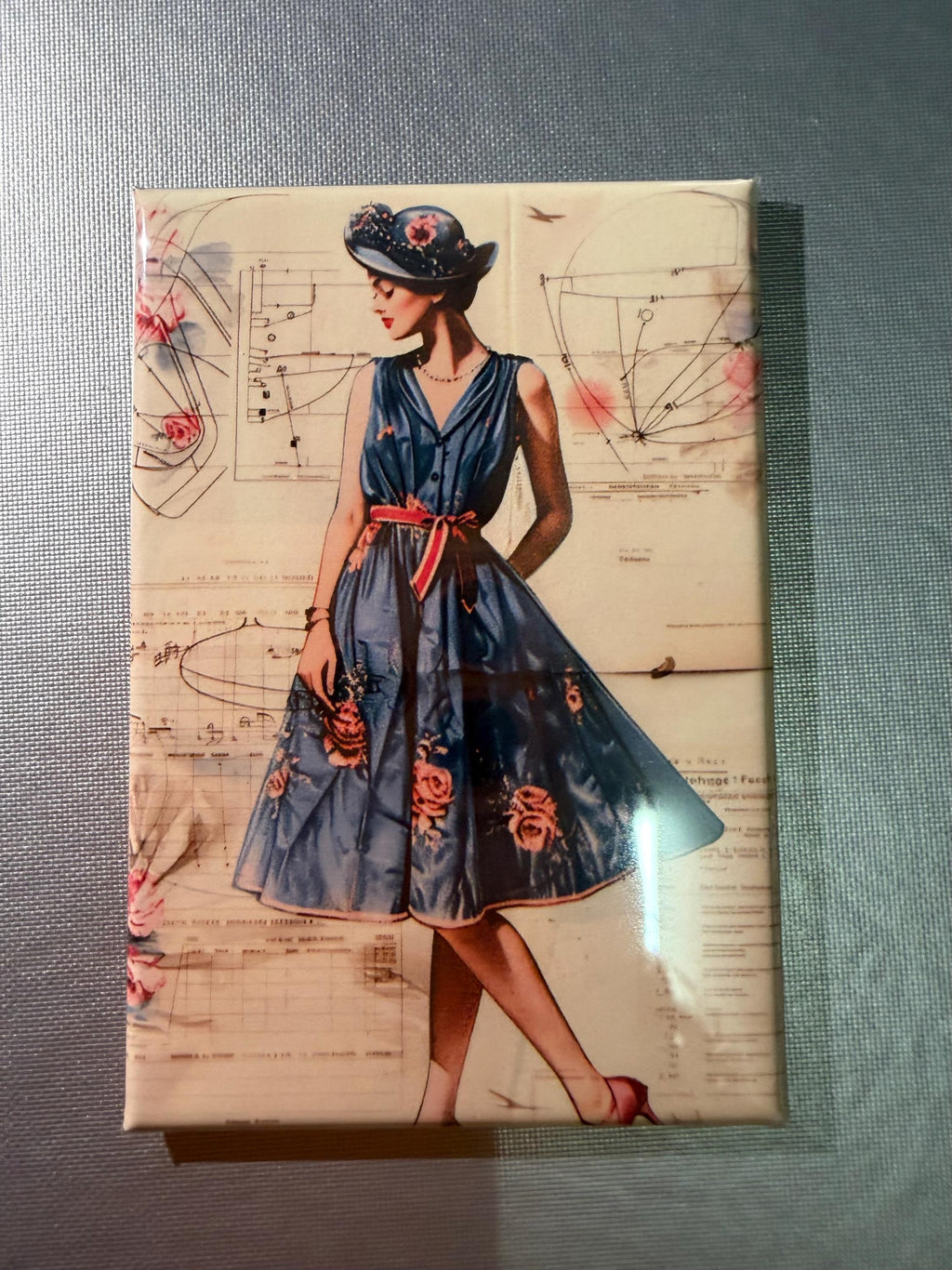 Vintage Fashion magnets sold individually or purchase them all