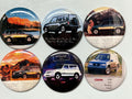 Geo Tracker 4 Door Magnets: Car Lover Gift, Pinbacks, Flatbacks