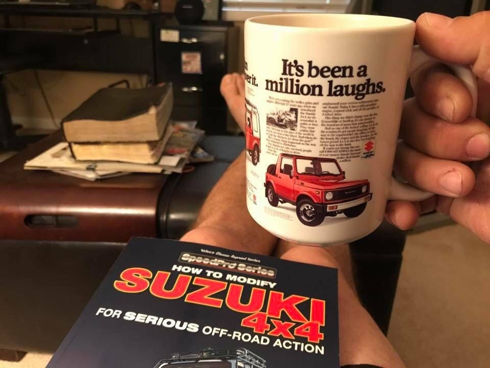 Suzuki Samurai custom sublimated mug
