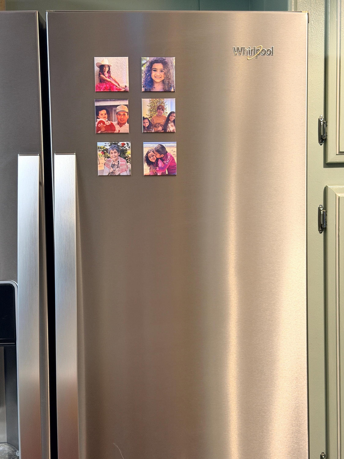 Custom Photo Magnets or Pinback Buttons, Personalized 2.5 x 2.5” Square Magnets |Custom Buttons for Events, Weddings, Business