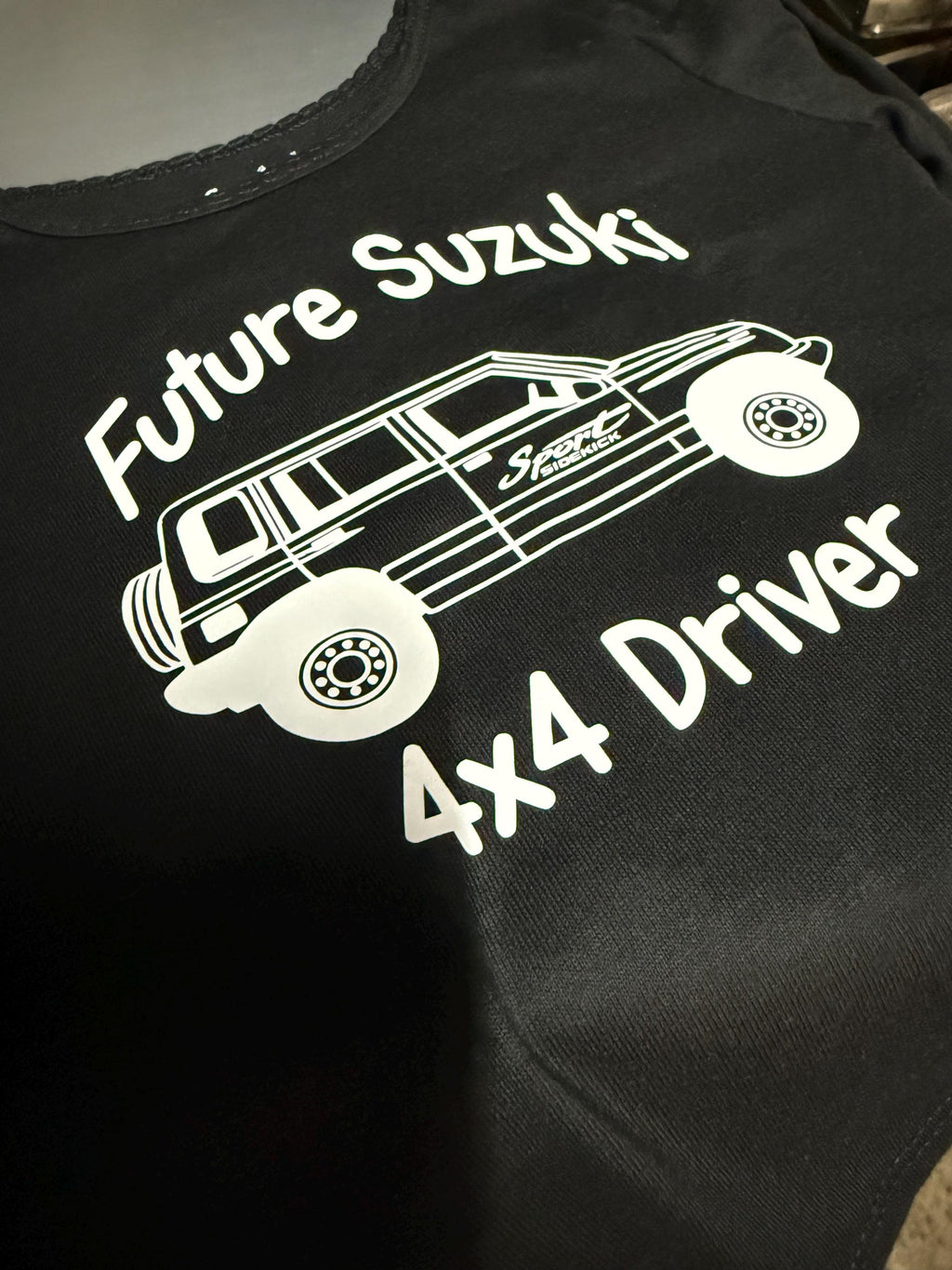 Suzuki Sidekick, Sidekick Sport "Future 4x4 Driver" Baby Onesies or Toddler T-Shirt
