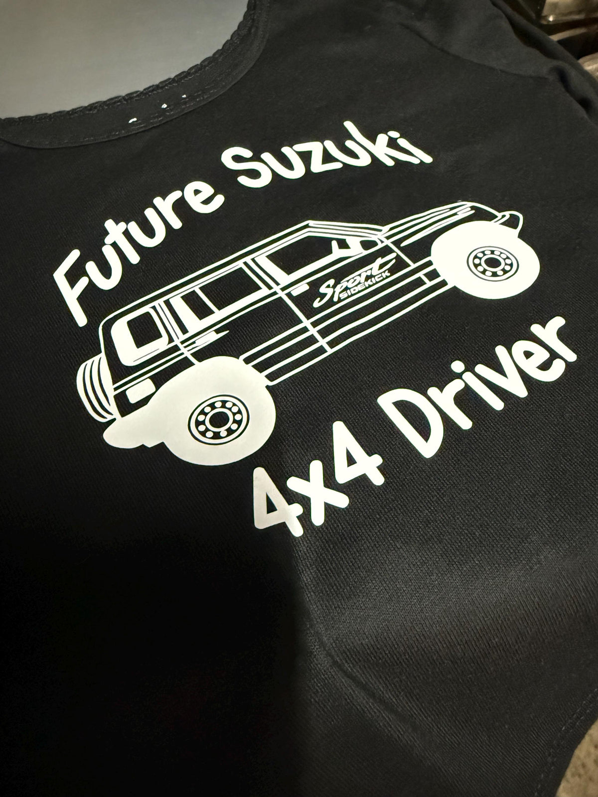 Suzuki Sidekick, Sidekick Sport "Future 4x4 Driver" Baby Onesies or Toddler T-Shirt