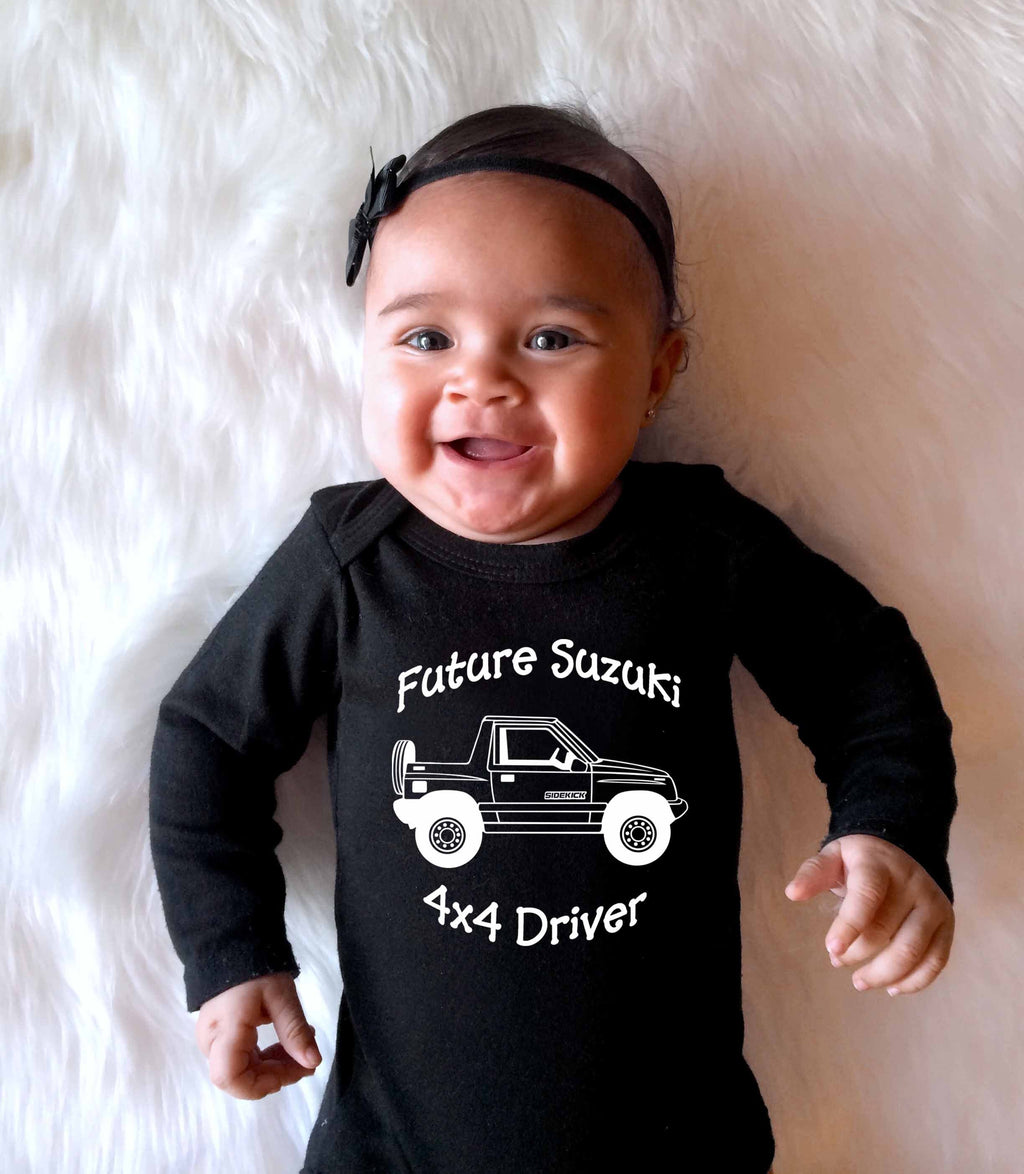 Suzuki Sidekick, Sidekick Sport "Future 4x4 Driver" Baby Onesies or Toddler T-Shirt