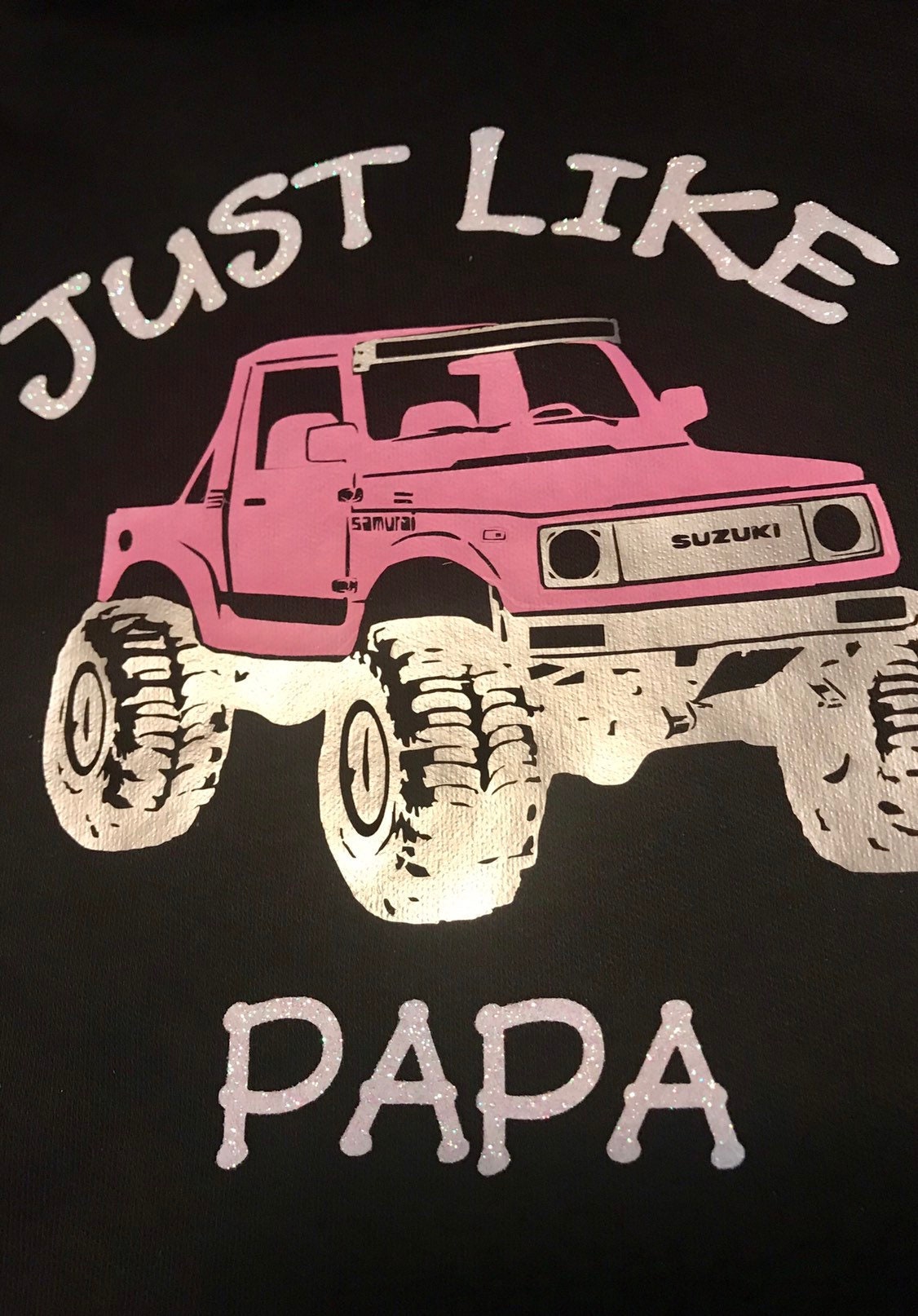 Suzuki Samurai Just Like Daddy, Just like Mommy Baby Onesies, or Toddler Tshirt